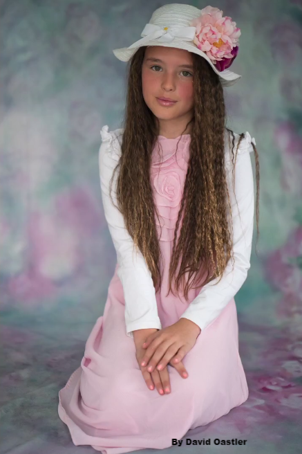 Katebackdrop:Kate Valentine's Day Pink Flowers Hand Painting Portrait Photography Backdrops