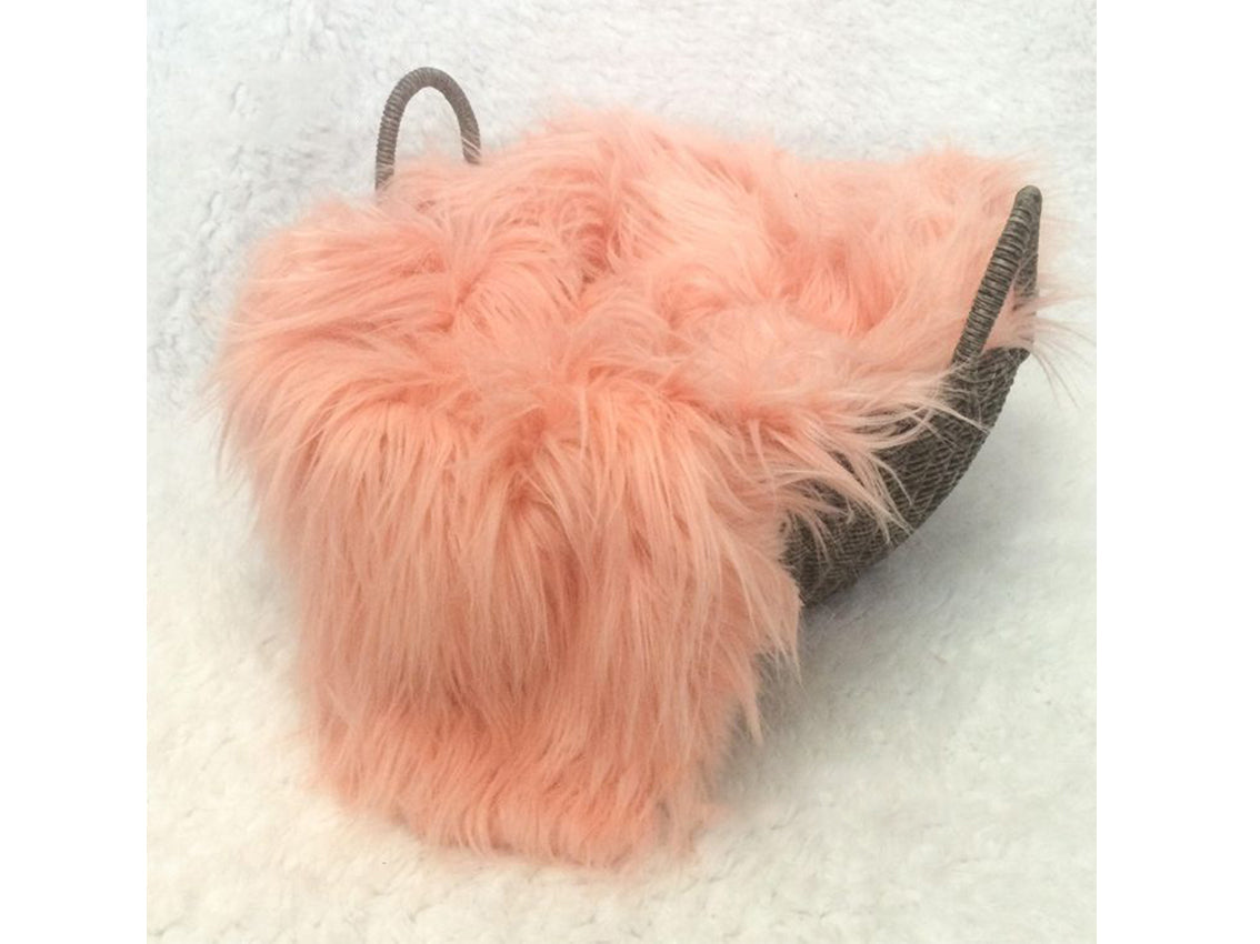 Kate Lange Plüsch-Kunstfell-Decke für Neugeborenen-Fotografie - Kate Backdrop.de