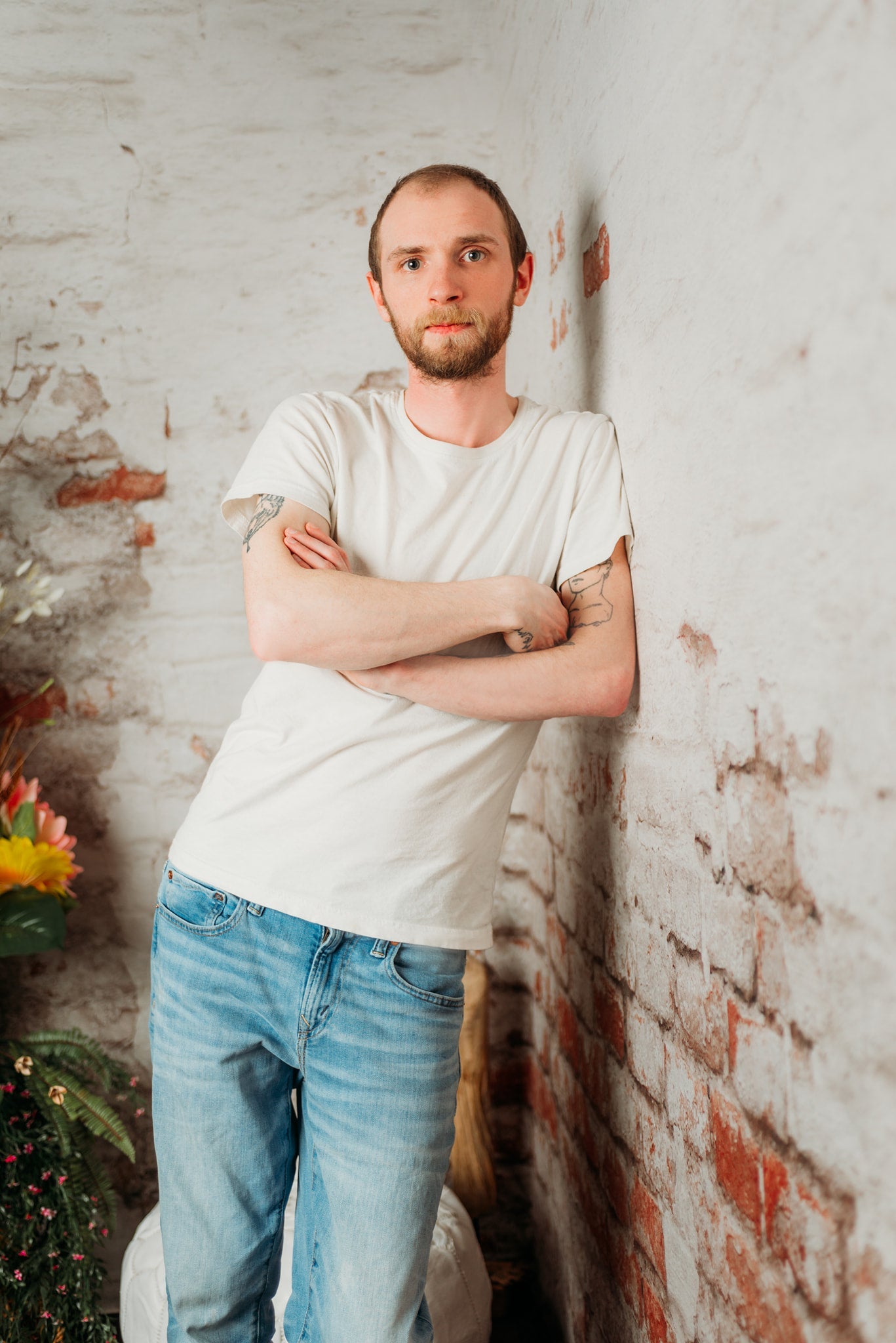 Kate Retro Malen Sie aus Backstein Hintergrund für Fotografie Entworfen von Pine Park Collection - Kate Backdrop.de