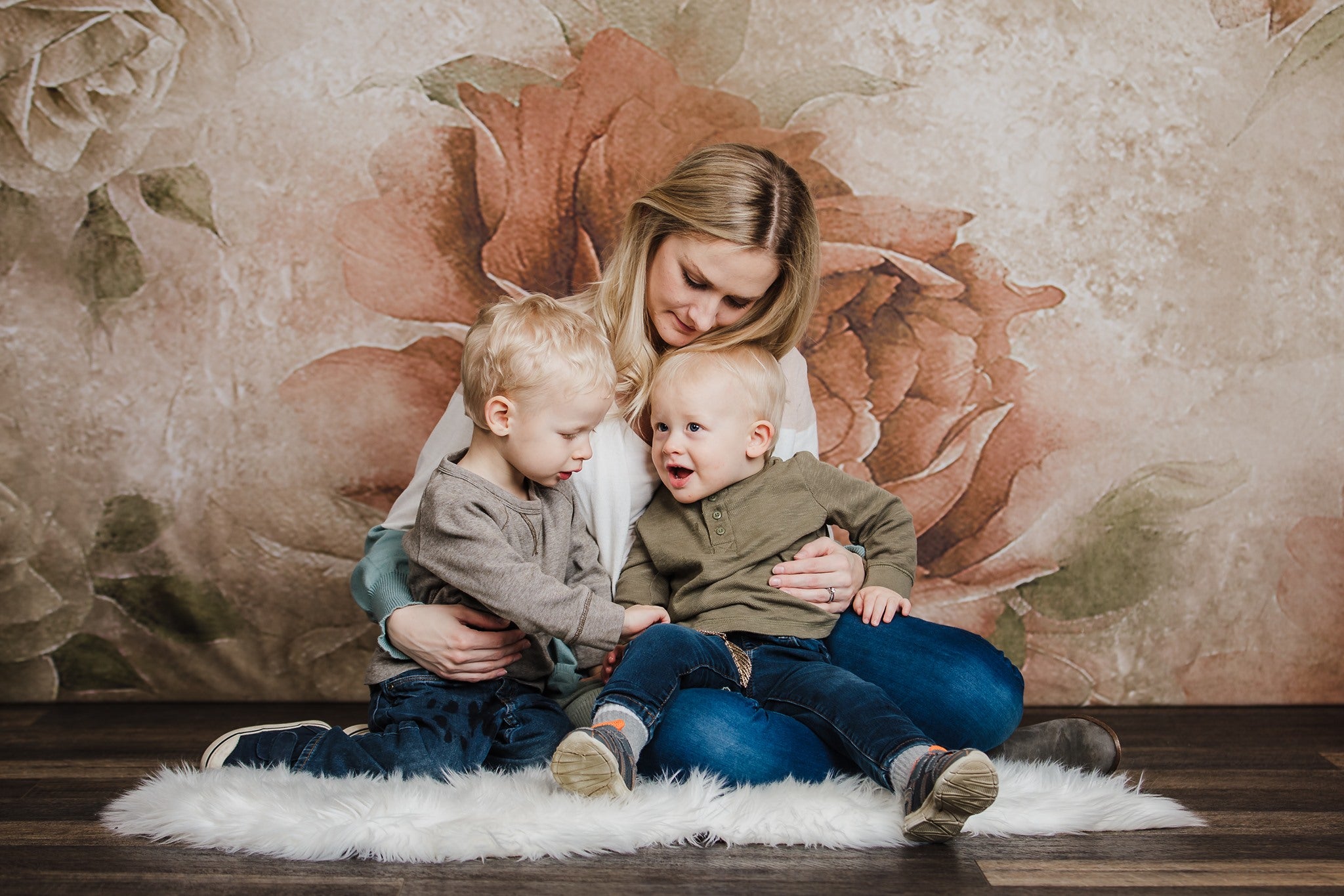 Kate Fine art Retro-Pfingstrosenhintergrund Blume Entworfen von GQ - Kate Backdrop.de