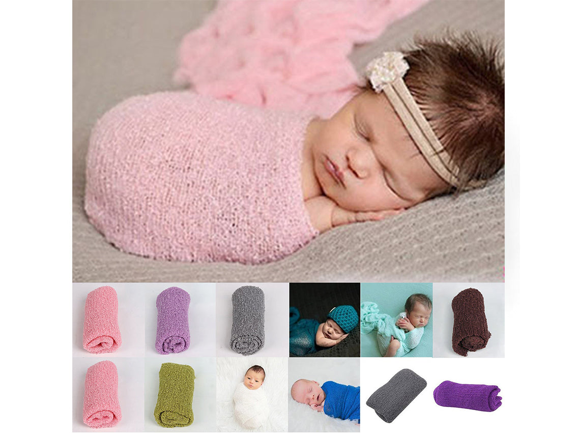 Kate 40x150cm Baumwolle Garn Neugeborenes Baby wickeln Posing Wrap Stoff - Kate Backdrop.de