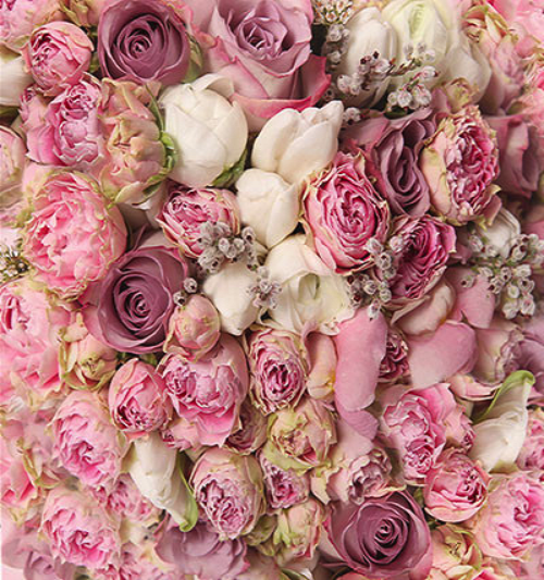 Katebackdrop:Kate Pink White Flowers For Wedding Photo Studio Valentine's Day Backdrops