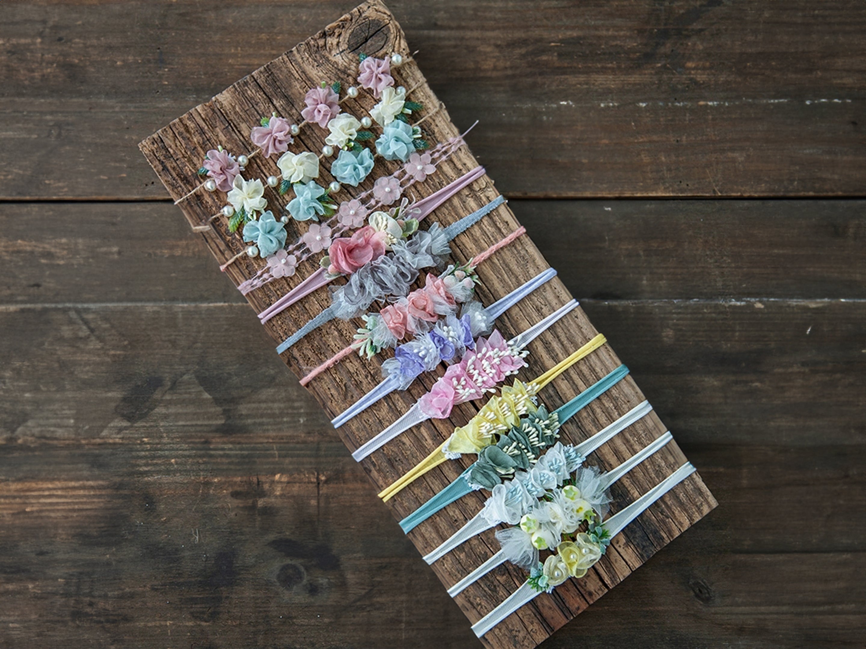 Kate Floral Stirnband für Neugeborene Fotografie 14PCS - Kate Backdrop.de