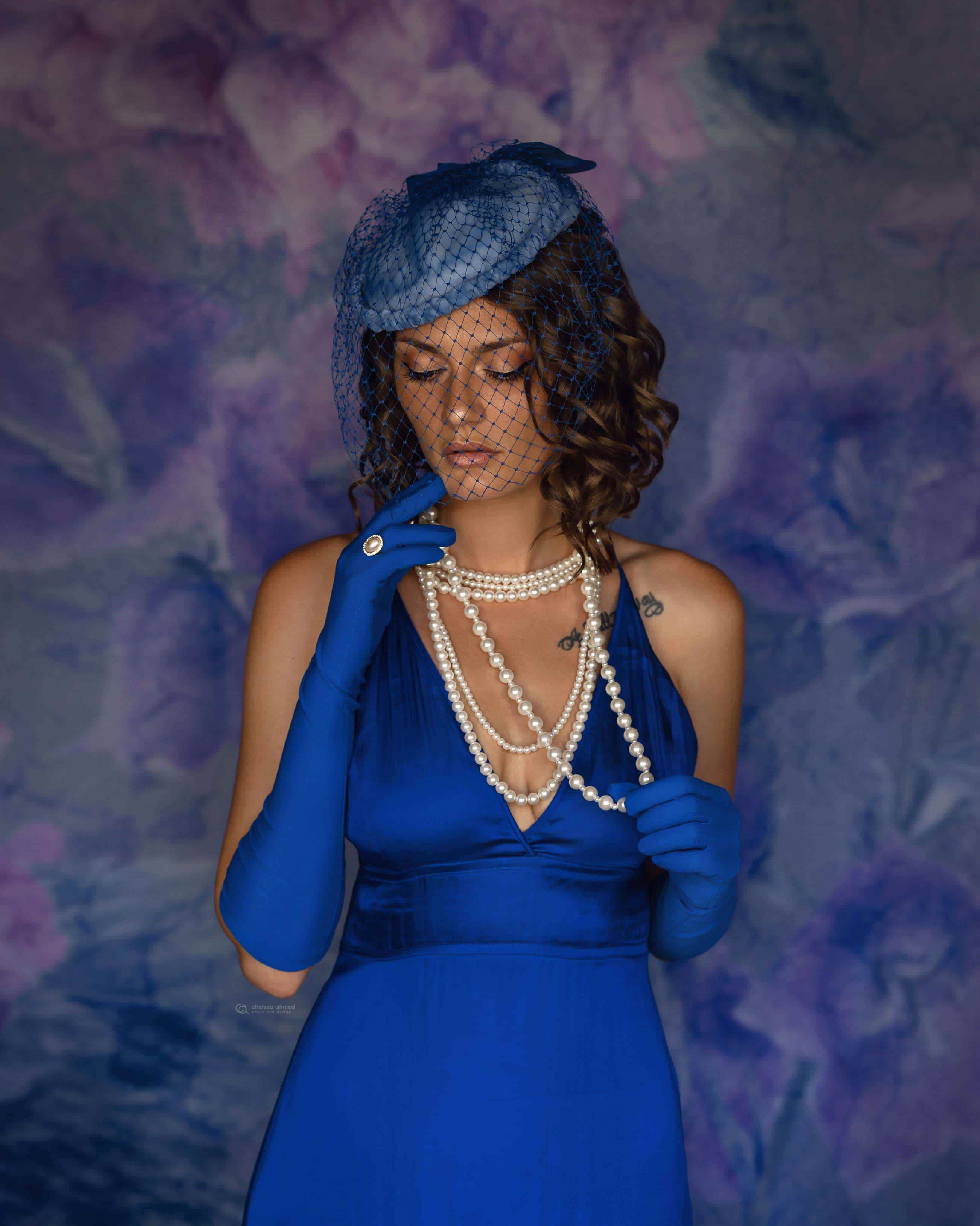 Kate Fine Art Lila Blumen Hintergrund für die Fotografie - Kate Backdrop.de