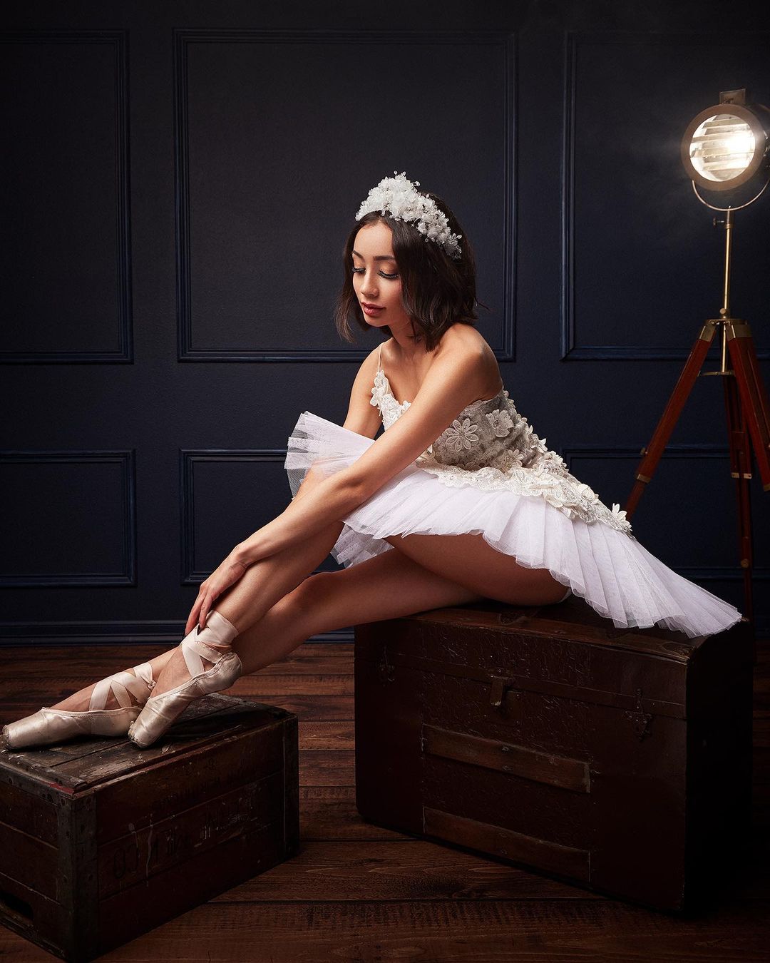 Kate Dunkle Wand mit Boden Hintergrund schwarz für Fotografie - Kate Backdrop.de