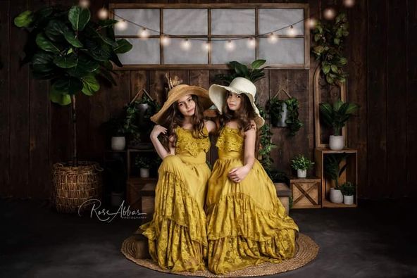 Kate Gewächshaus Boho Frühling Sommer Hintergrund von Rose Abbas - Kate Backdrop.de