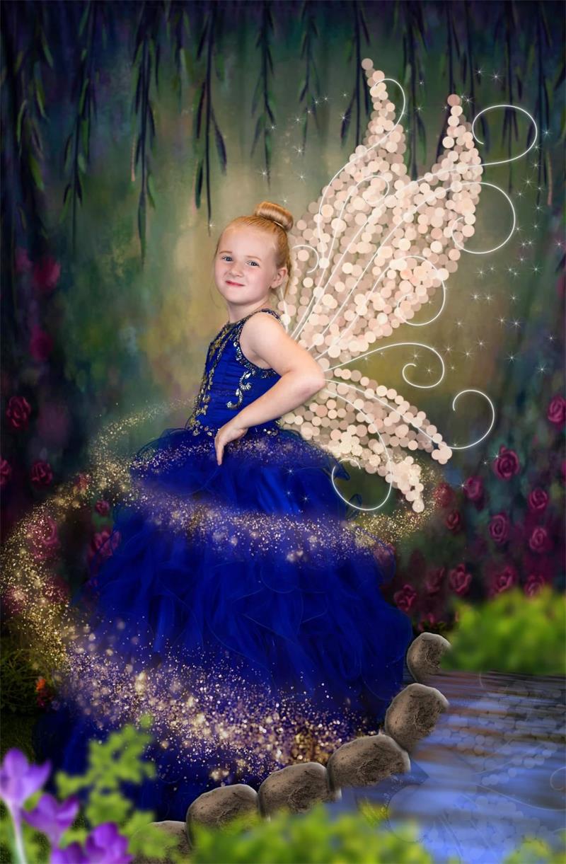 Kate Fine Art Rose Blumen Hintergrund Entworfen von GQ - Kate Backdrop.de