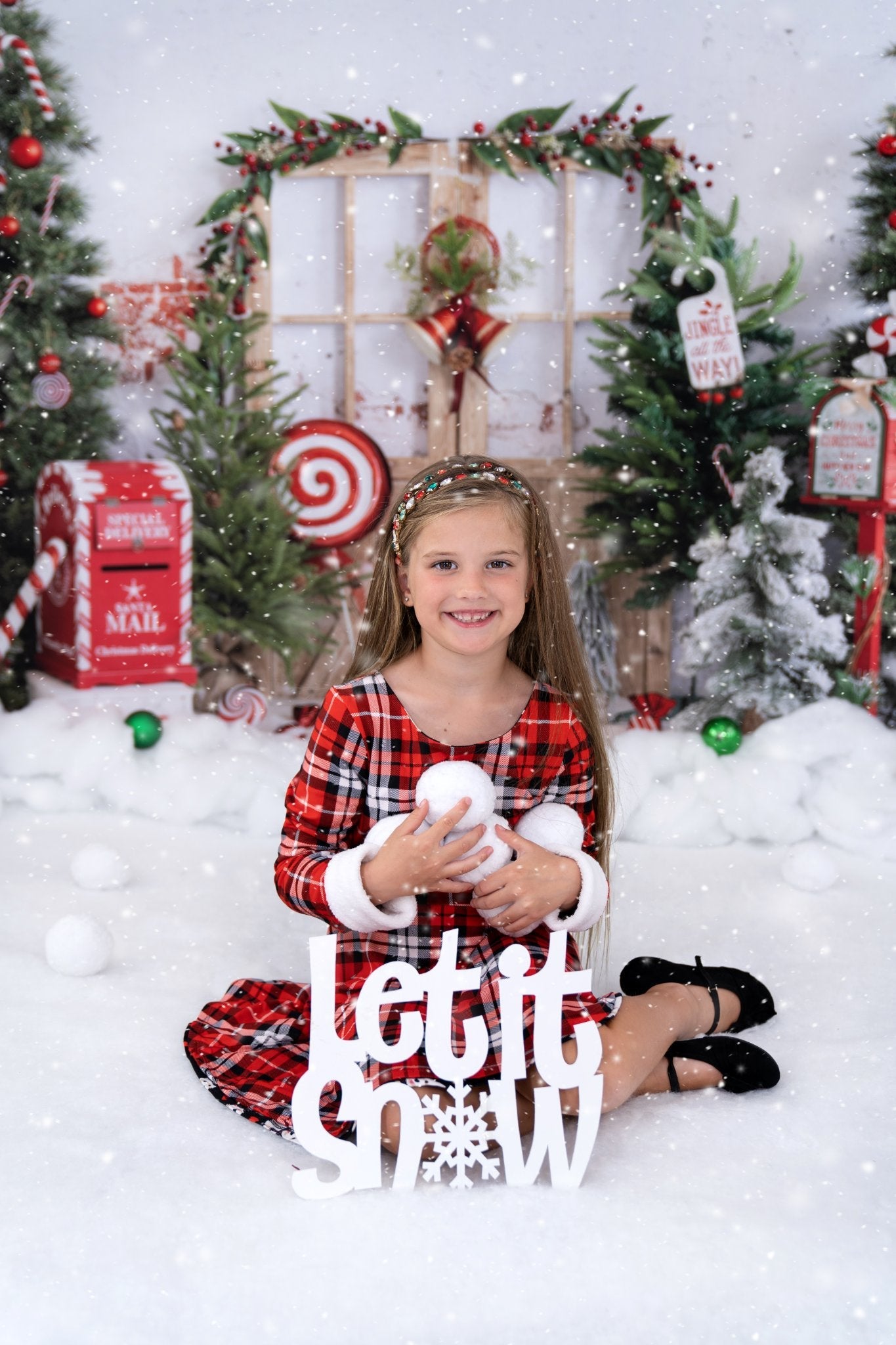 Kate Weihnachten Hintergrund Briefkasten Schnee von Emetselch - Kate Backdrop.de