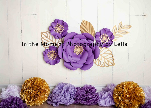 Kate Kinder Lila Eleganz Blumen Hintergrund