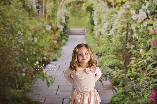 Kate Frühling Geheimer Gartenweg Hintergrund Entworfen von Mandy Ringe Photography - Kate Backdrop.de