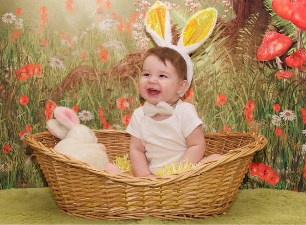 Kate Sommer-fantastische Landschaft Forest Tree und Blumen Hintergrund für Kinderphotographie - Kate Backdrop.de