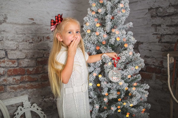 Kate Retro Malen Sie aus Backstein Hintergrund für Fotografie Entworfen von Pine Park Collection - Kate Backdrop.de