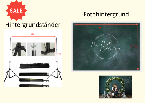 Fotografie Hintergrundständer Requisiten + Abstrakt Hintergrund Porträt - Kate Backdrop.de