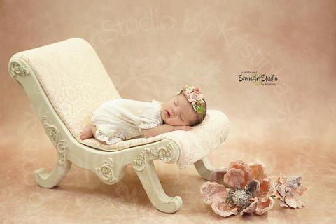 Kate Fine Art Light Beige Abstrakt Textur Hintergrund Entworfen von Veronika Gant - Kate Backdrop.de