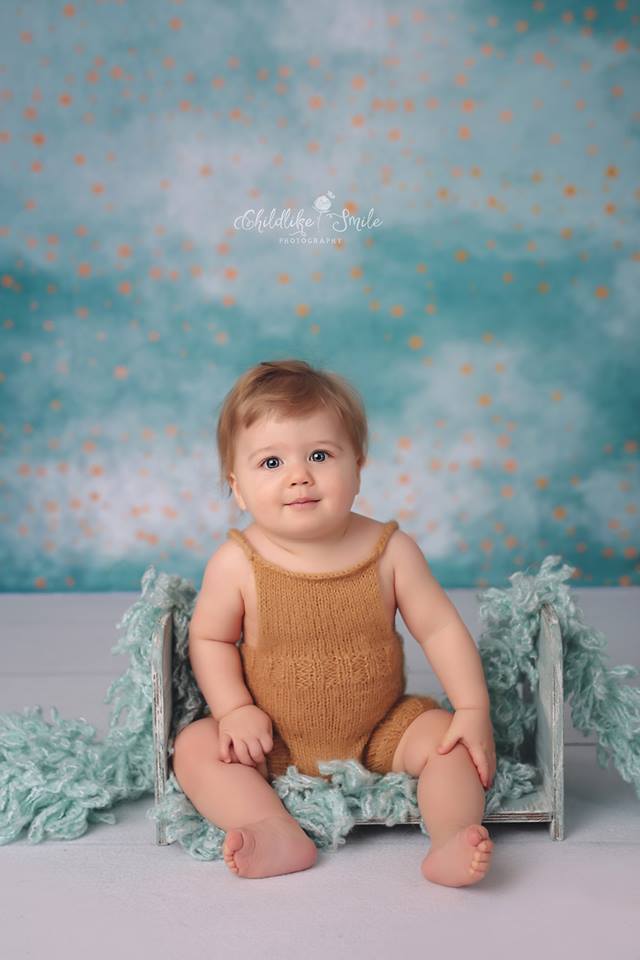 Kate Himmel und Sterne Kinder von Jerry_Sina Hintergrund - Kate Backdrop.de