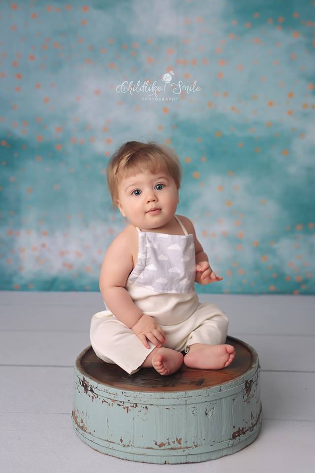 Kate Himmel und Sterne Kinder von Jerry_Sina Hintergrund - Kate Backdrop.de