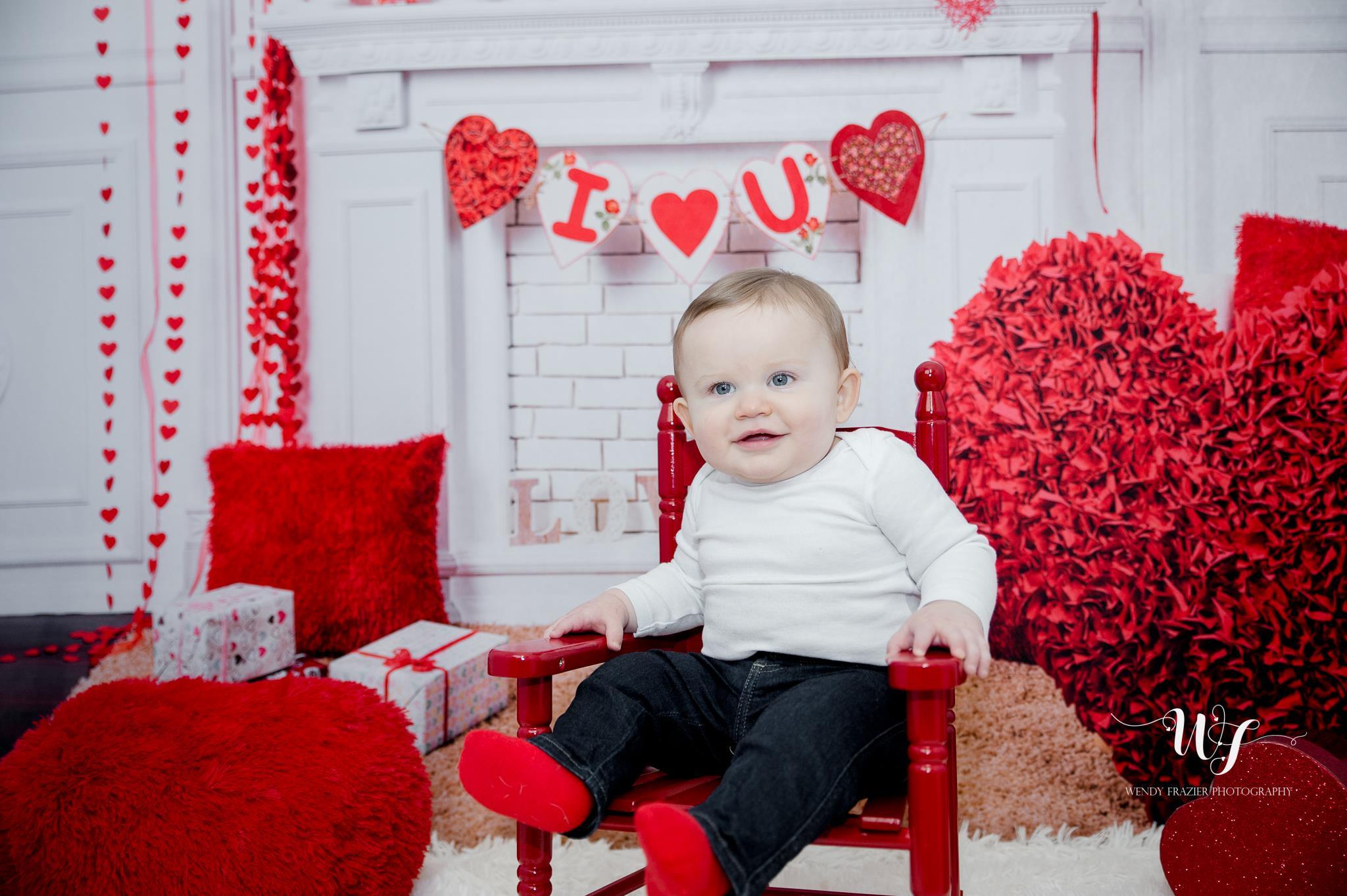 Kate Eleganter Valentinstag-Hintergrund für Fotografie - Kate Backdrop.de