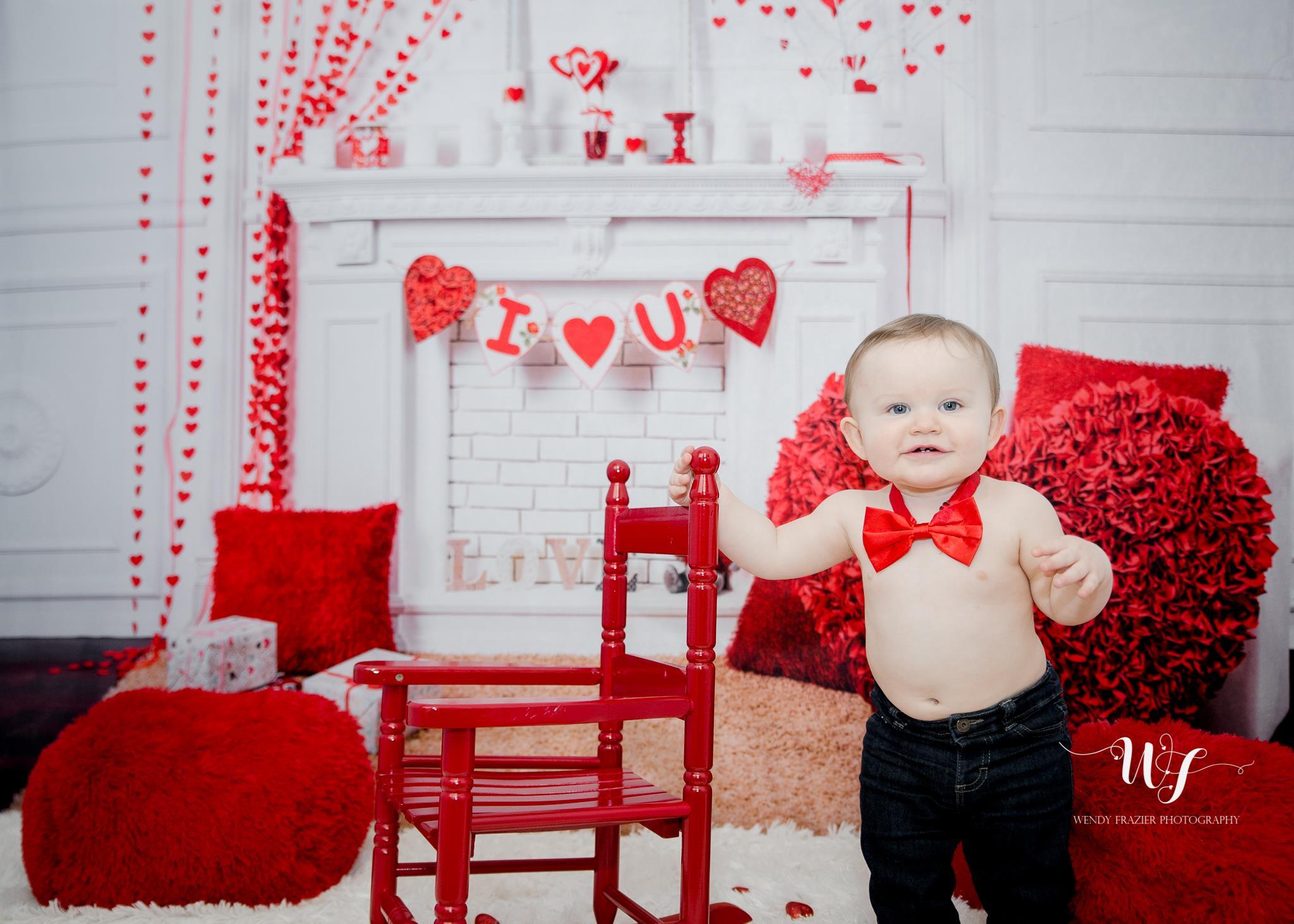 Kate Eleganter Valentinstag-Hintergrund für Fotografie - Kate Backdrop.de
