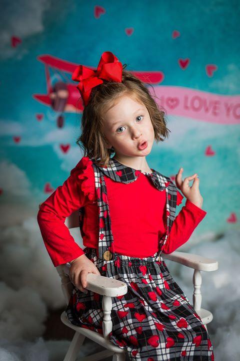 Kate Himmel Liebe Flugzeug Hintergrund für Valentinstag von Jerry_Sina - Kate Backdrop.de