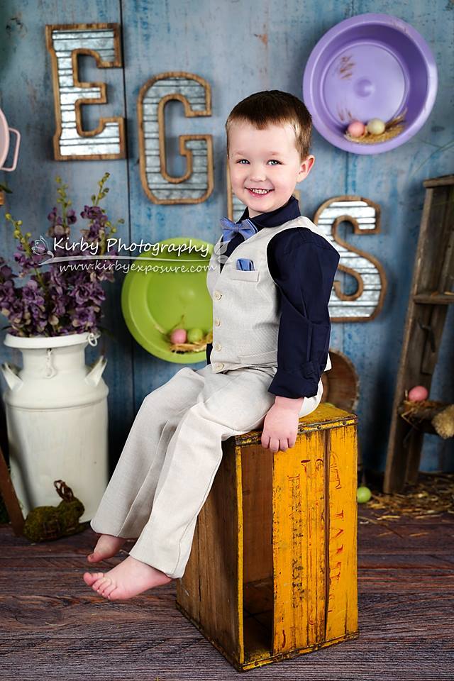 Kate Ei Ostern Hintergrund entworfen von Arica Kirby - Kate Backdrop.de