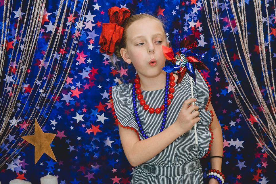 Kate Blau rot Sterne Cake Smash Geburtstag Hintergrund von Studio Gumot - Kate Backdrop.de