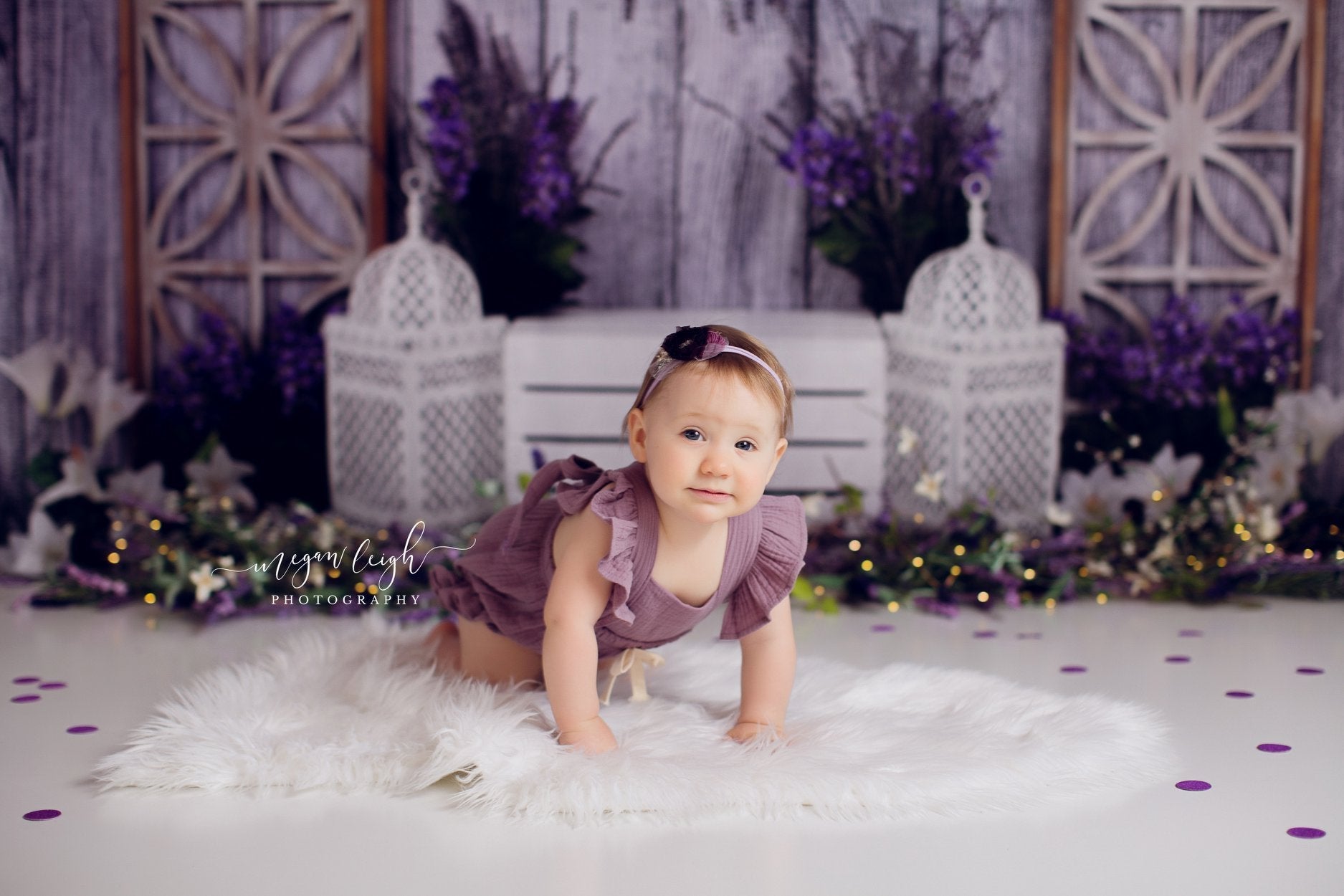 Kate Friedlicher Lavendel Hintergrund für Ostern / Fürhling - Kate Backdrop.de