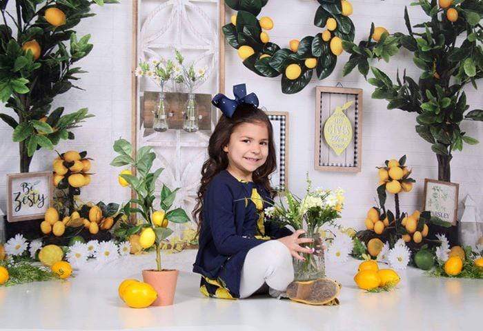 Katebackdrop鎷㈡綖Kate Lemon Be Zesty Spring Backdrop for Photography