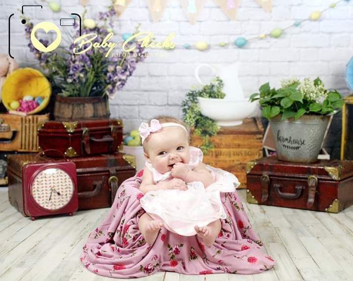 Kate Ostern Hintergrund Kinder von Arica Kirby - Kate Backdrop.de