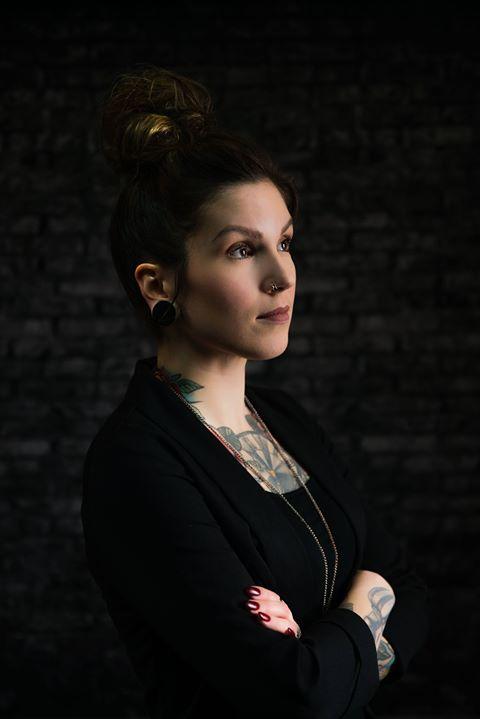 Kate Retro dunkler Steigungs-Backstein-Hintergrund entworfen von Arica Kirby - Kate Backdrop.de