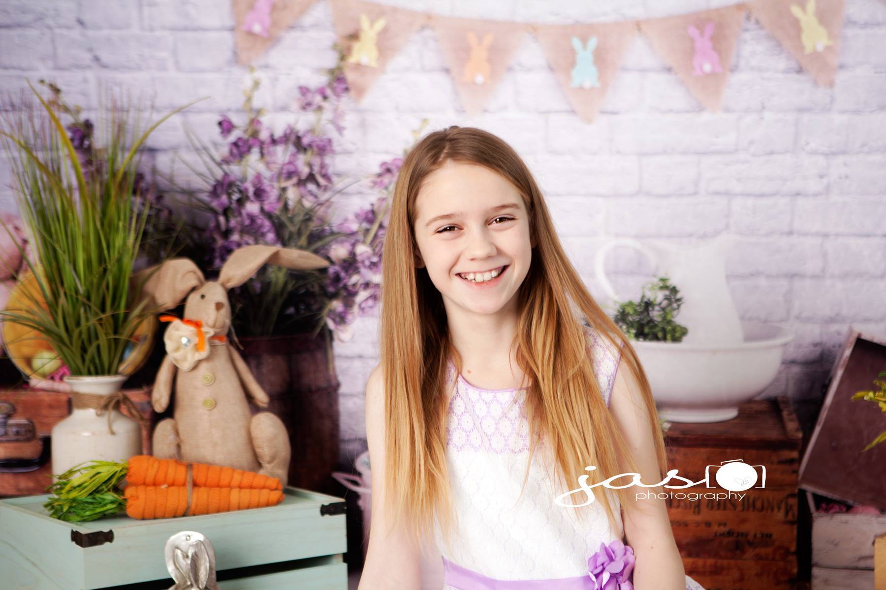 Kate Ostern Hintergrund Kinder von Arica Kirby - Kate Backdrop.de