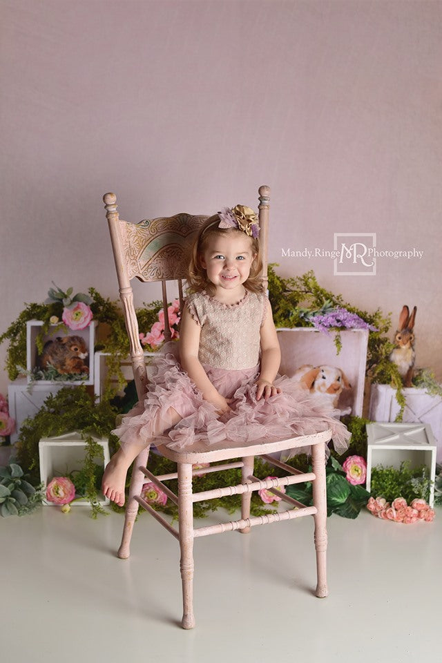 Kate Frühling Kaninchen Kinder Ostern Hintergrund für die Fotografie von Mandy Ringe-Fotografie - Kate Backdrop.de