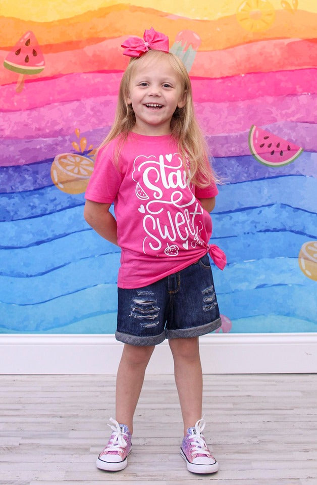 Kate Aquarellstreifen Sommer Hintergrund für Fotografie von Jerry_Sina - Kate Backdrop.de