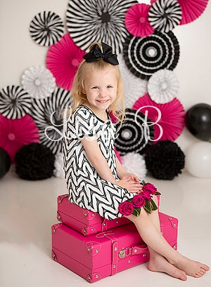 Kate Kinder Floral BlackPink Fan Hintergrund von Lisa B - Kate Backdrop.de