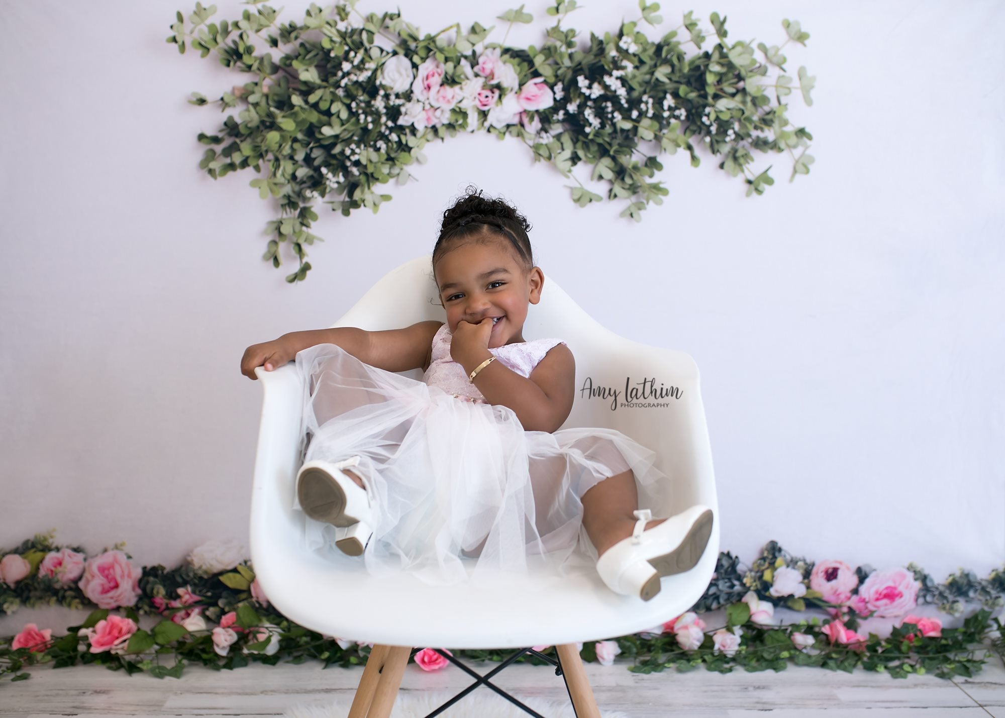 Kate Spring Flowers Kulisse für Fotografie entworfen von Megan Leigh Photography - Kate Backdrop.de