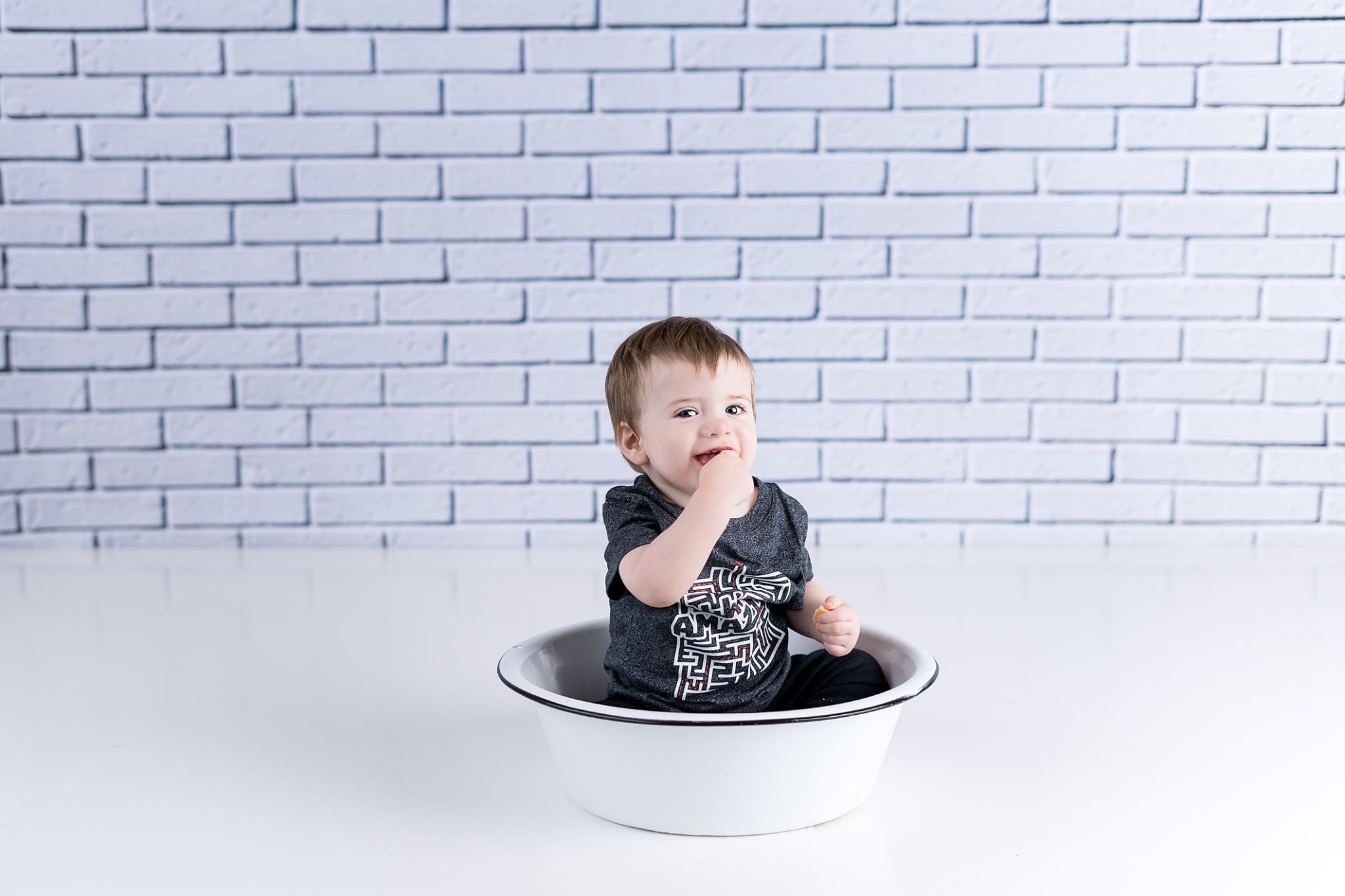 Kate Weiße Backsteinmauer-Fotografie-Hintergründe - Kate Backdrop.de