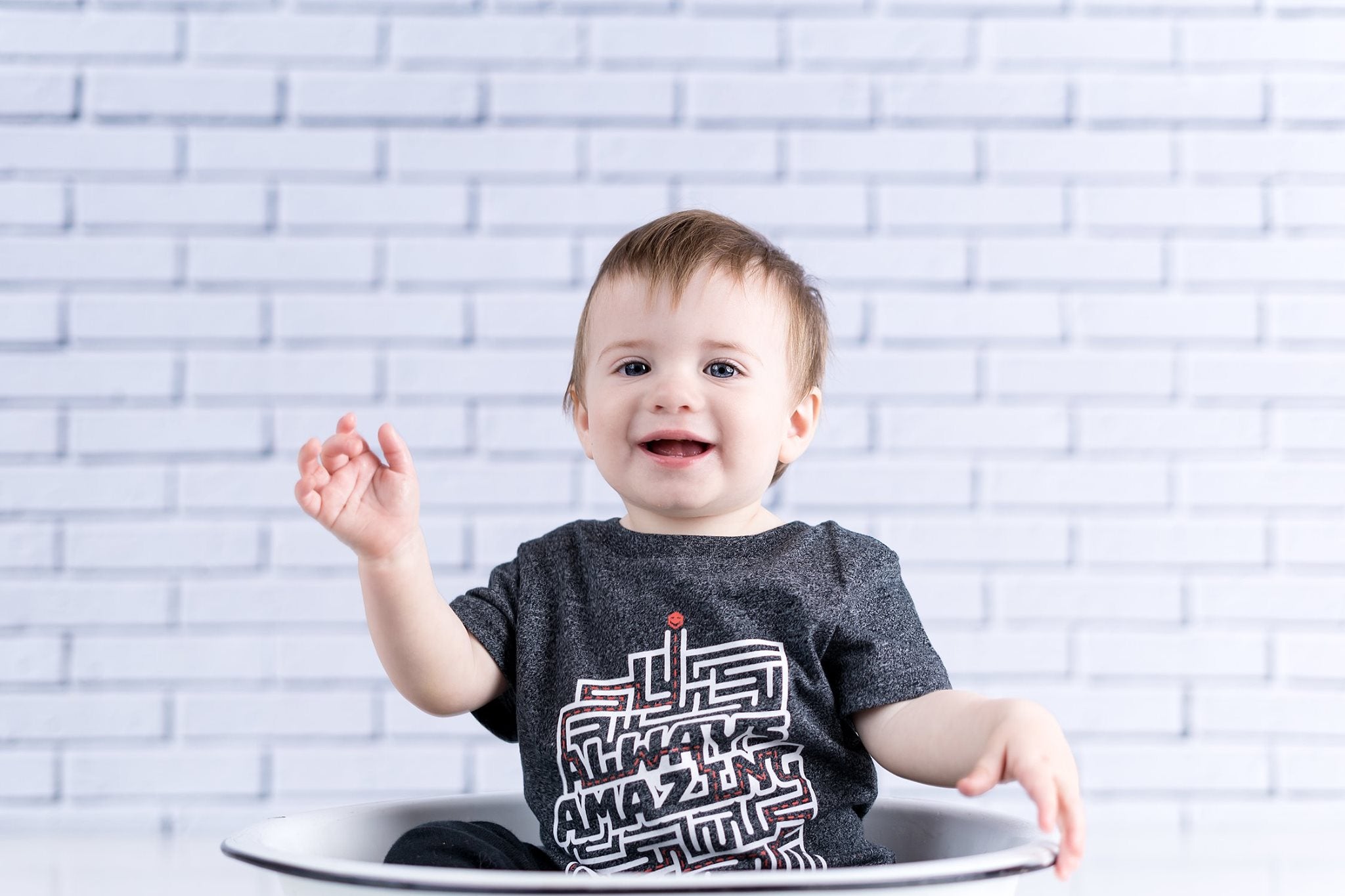 Kate Weiße Backsteinmauer-Fotografie-Hintergründe - Kate Backdrop.de