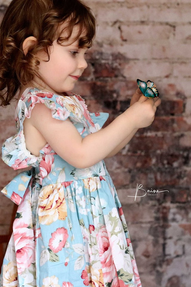 Kate Retro Backstein Treppenhaus-Hintergrund für Fotografie durch Erin Larkins - Kate Backdrop.de