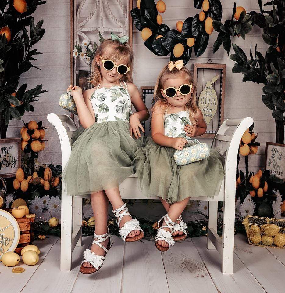 Katebackdrop鎷㈡綖Kate Lemon Be Zesty Spring Backdrop for Photography