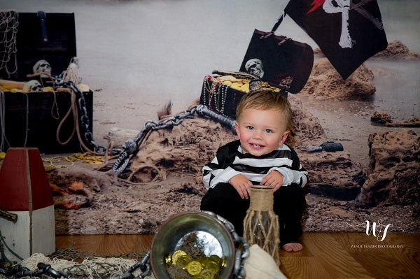 Kate Sommer Meer piraten hintergrund von Studio Gumot entworfen - Kate Backdrop.de