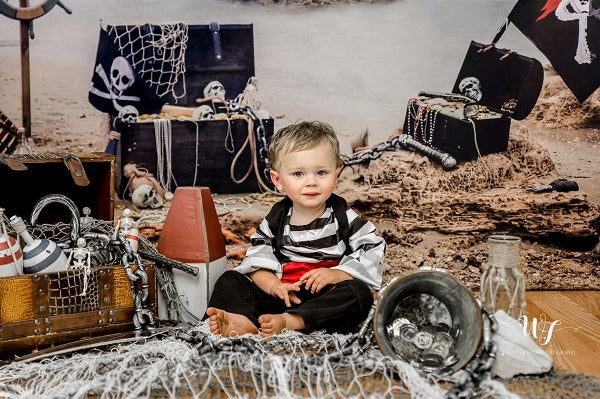 Kate Sommer Meer piraten hintergrund von Studio Gumot entworfen - Kate Backdrop.de