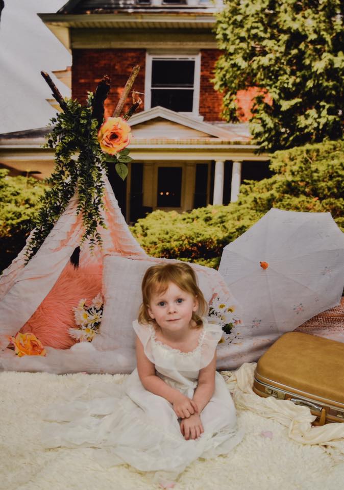Kate Tagträumer-Picknick-Hintergrund für Fotografie Entworfen von Keerstan Jessop - Kate Backdrop.de