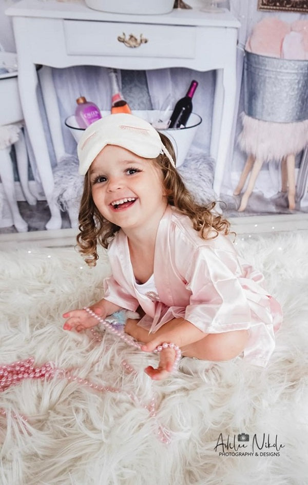 Kate Powder Room Kinder Hintergrund für Fotografie von Erin Larkins - Kate Backdrop.de