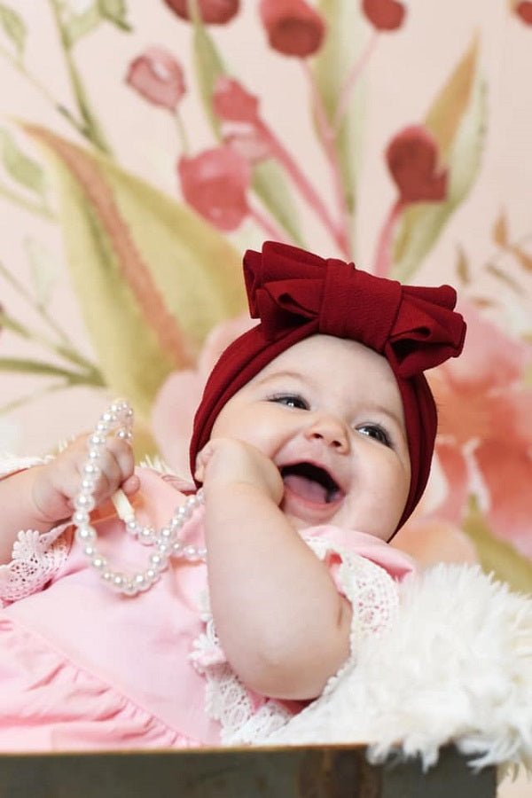 Kate Redberry Flower Backdrop für Fotografie entworfen von Leann West - Kate Backdrop.de