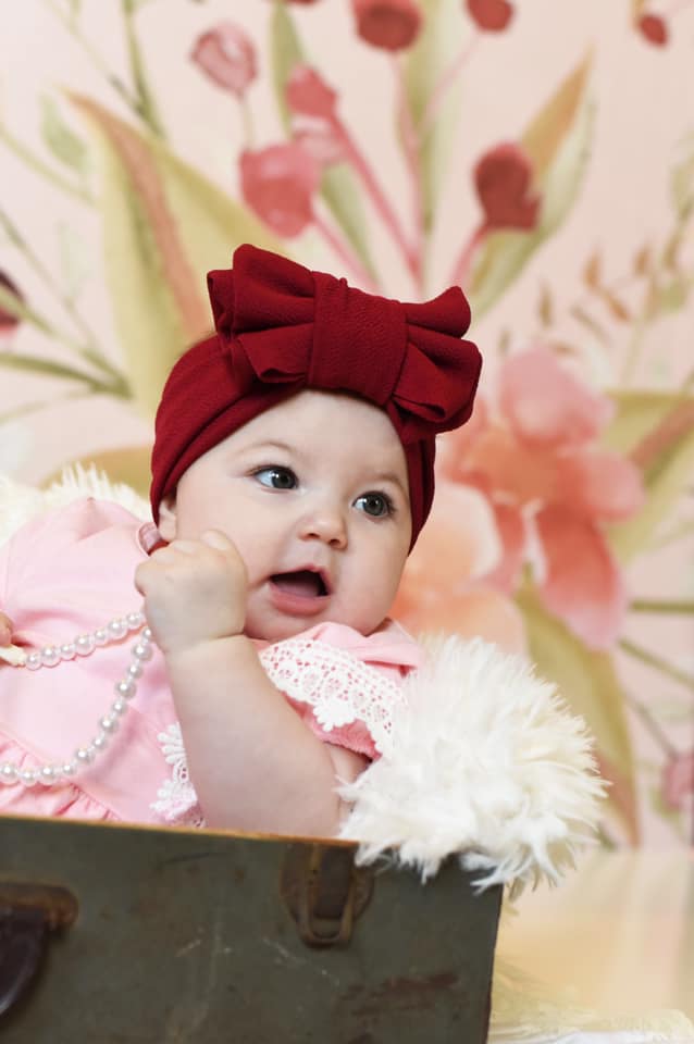 Kate Redberry Flower Backdrop für Fotografie entworfen von Leann West - Kate Backdrop.de