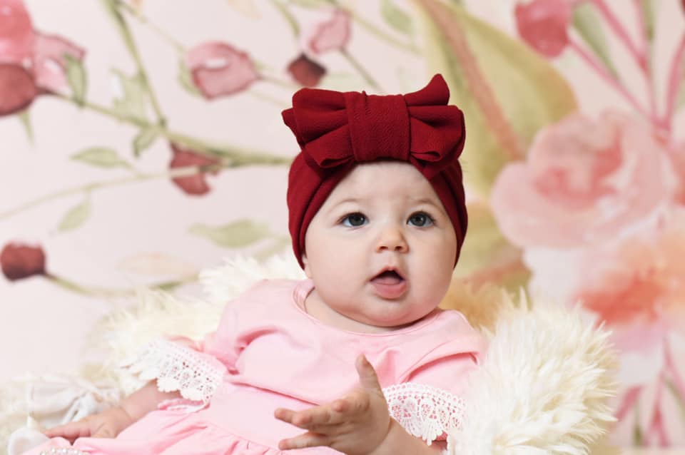 Kate Redberry Flower Backdrop für Fotografie entworfen von Leann West - Kate Backdrop.de