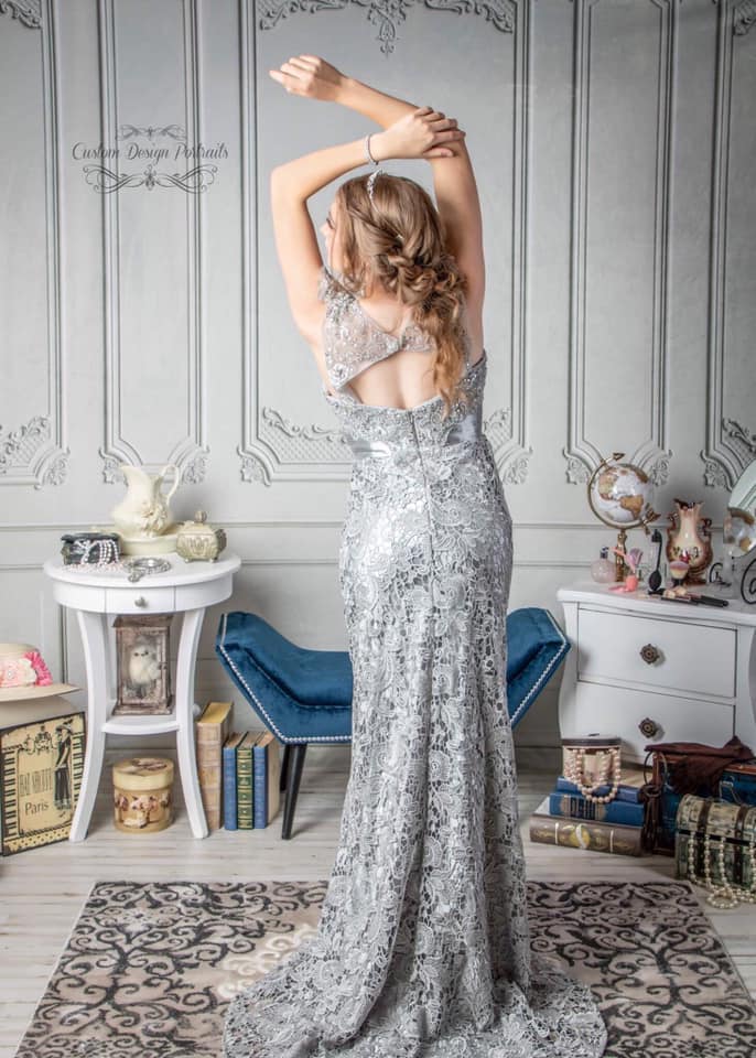 Barock Wall Pariser Stil Hintergrund