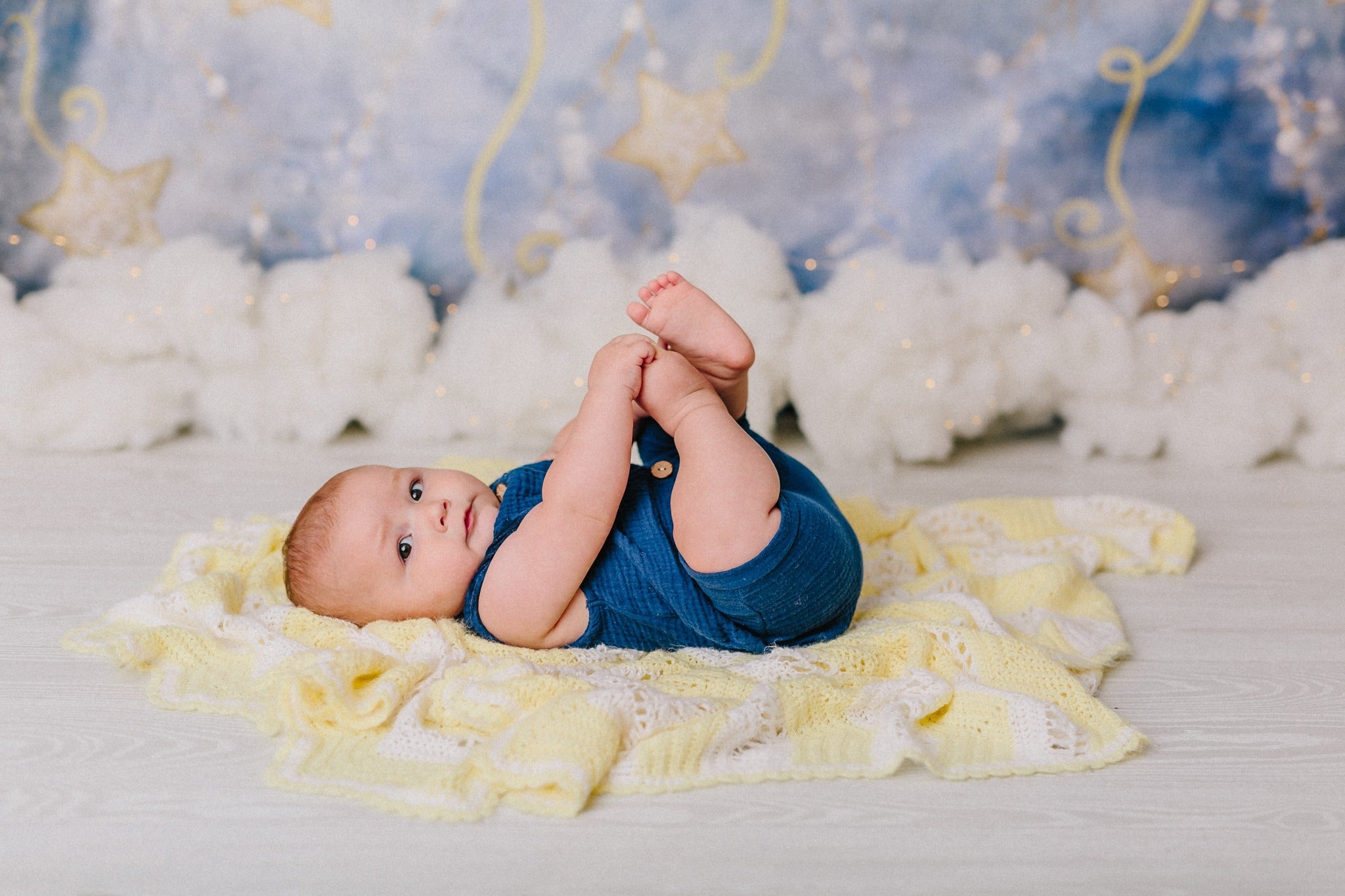 Kate Sternennachtlicht Stern Hintergrund für die FotografieEntworfen von Modest Brushes - Kate Backdrop.de