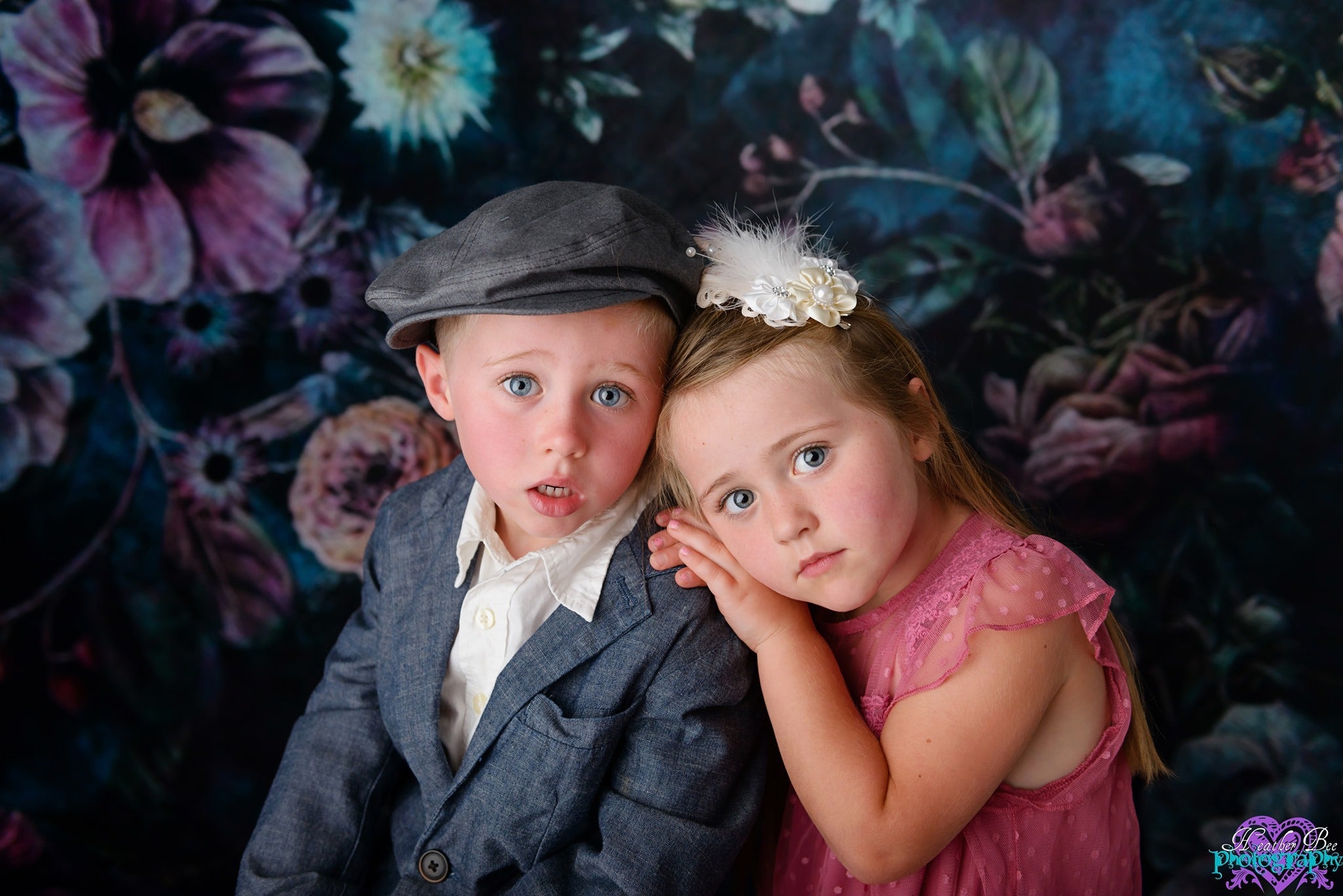 Kate Vintager Rosen-Blumen-Hintergrund für die Fotografie entworfen von Avion Photography - Kate Backdrop.de