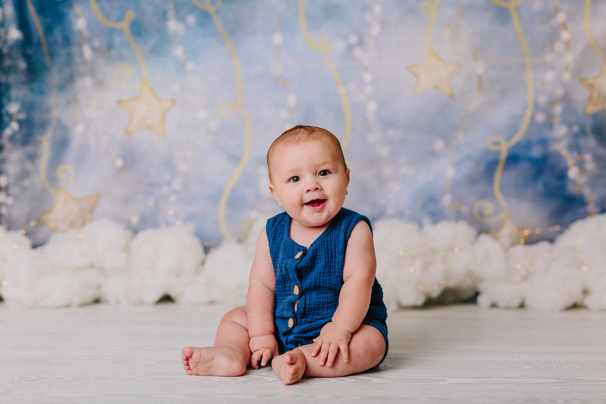 Kate Sternennachtlicht Stern Hintergrund für die FotografieEntworfen von Modest Brushes - Kate Backdrop.de