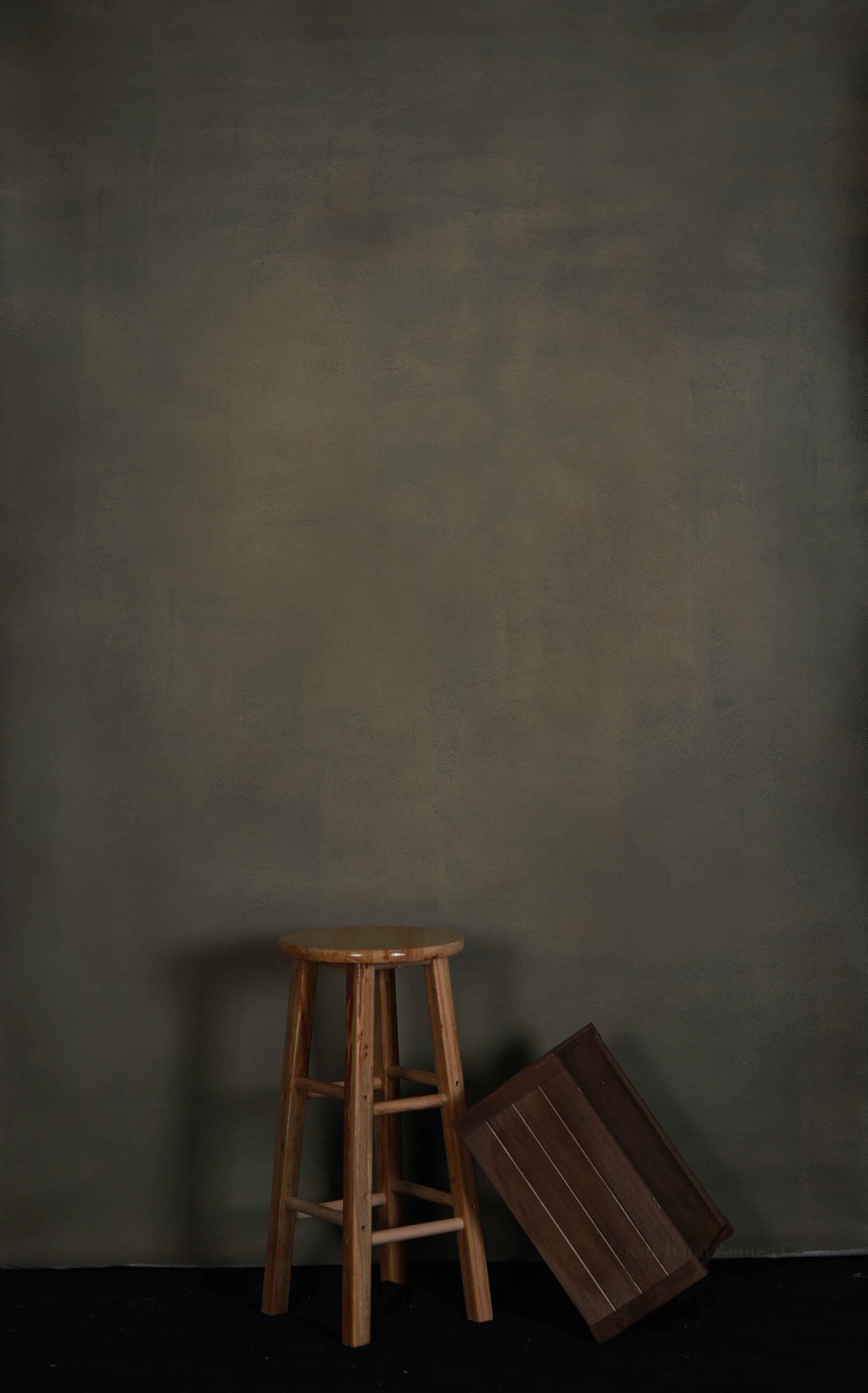 Kate Handgemalte alte hellbraune Spray gemalt Hintergrund Leinwand - Katebackdrop.de